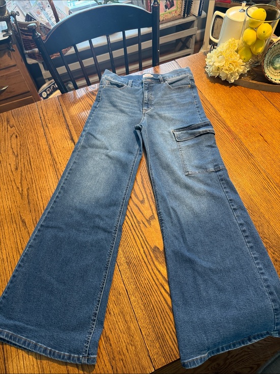 sofia by sofia vergara Denim - Sofia by Sofia Vergara Margot Wide Leg Jeans - Size 12